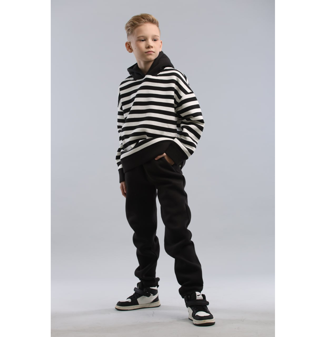 КОСТЮМ ЗИМОВИЙ НА ФЛІСІ  В СМУЖКУ