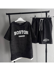 КОСТЮМ ФУТБОЛКА ТА ШОРТИ BOSTON СІРИЙ