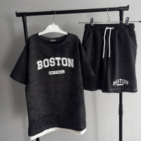 КОСТЮМ ФУТБОЛКА ТА ШОРТИ BOSTON СІРИЙ