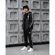 КОМПЛЕКТ ТРІЙКА ДЕМІСЕЗОН КОСТЮМ ТА КУРТКА TNF ЧОРНИЙ