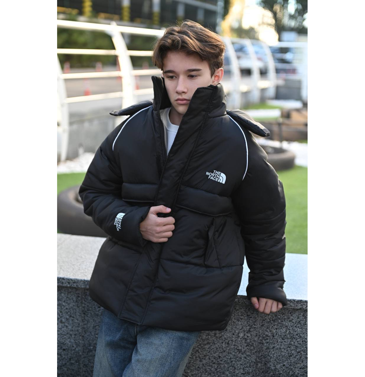 КУРТКА THE NORTH FACE ЗИМА ЧОРНА 