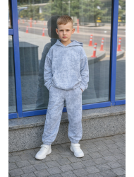 СПОРТИВНИЙ КОСТЮМ ХУДІ ТА ДЖОГЕРИ 2521 СІРИЙ