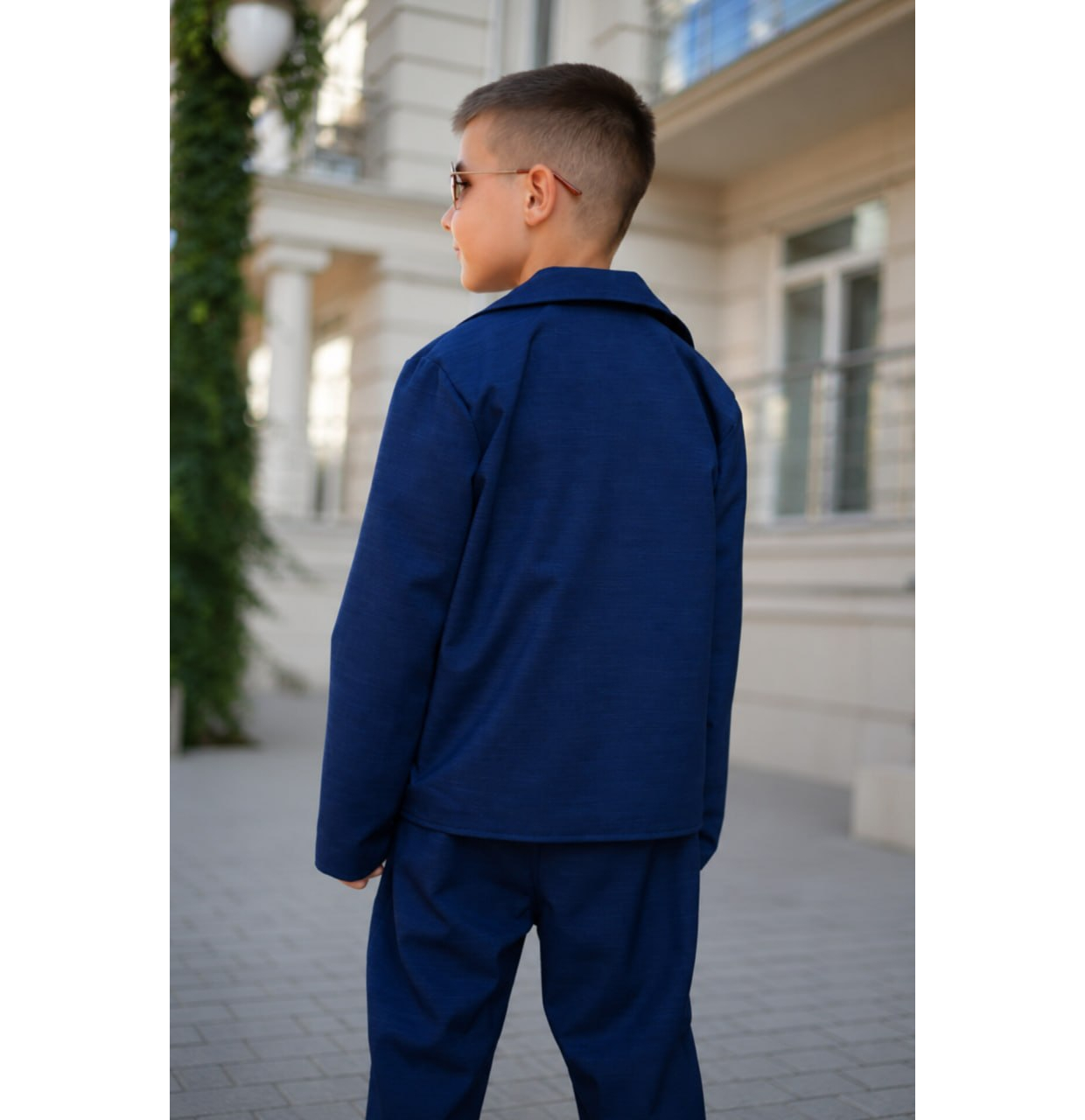 КЛАСИЧНИЙ КОСТЮМ ДЛЯ ХЛОПЧИКА 2681 СИНІЙ