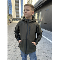 ВІТРОВКА SOFT SHELL НА МІКРОФЛІСІ ХАКІ