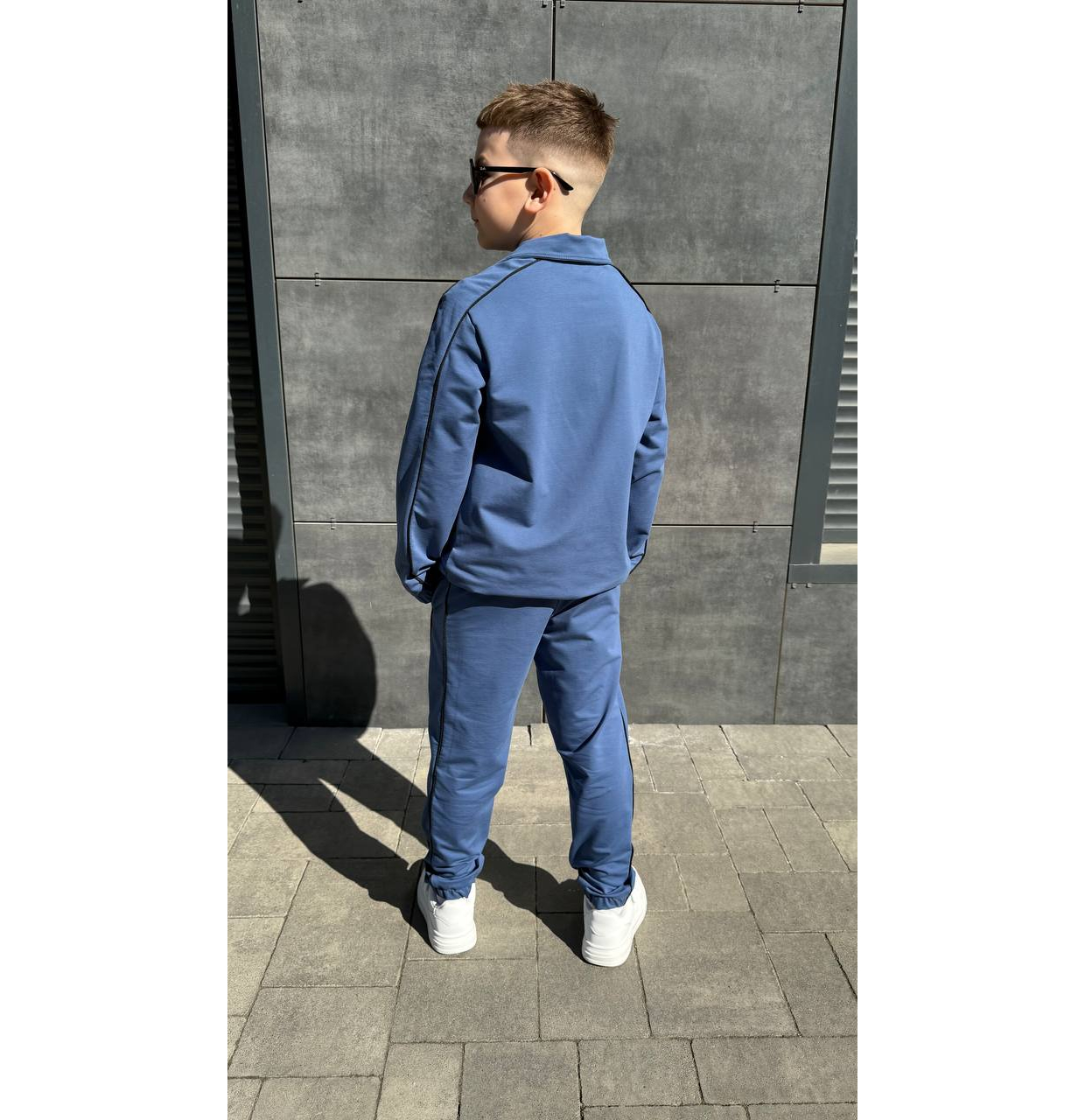 КОСТЮМ ZIP З КАНТОМ БЕЗ ФЛІСУ ДЖИНС