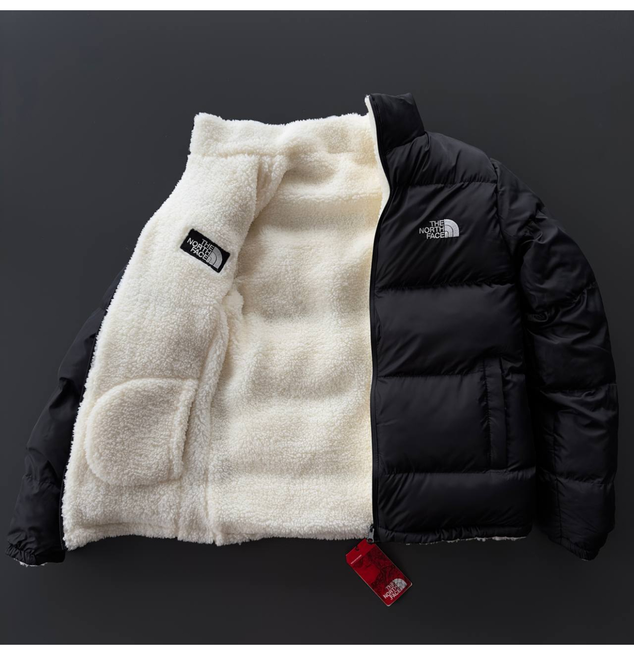 КУРТКА ЗИМОВА TNF ОВЧИНА+ЧОРНИЙ