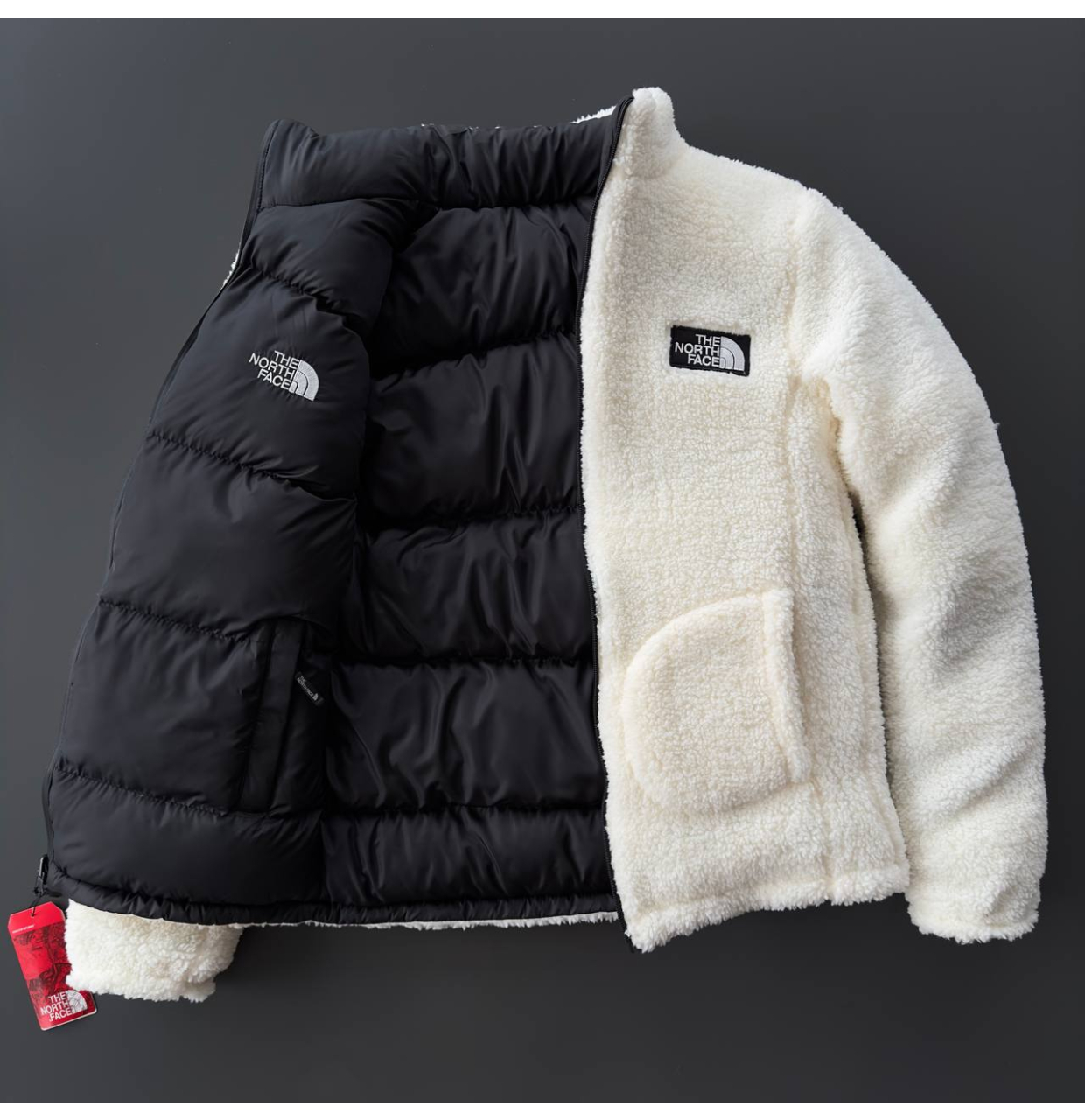 КУРТКА ЗИМОВА TNF ОВЧИНА+ЧОРНИЙ