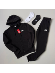 КОСТЮМ ЗИМОВИЙ НА ФЛІСІ TNF +2П ШКАРПЕТКИ ЧОРНИЙ