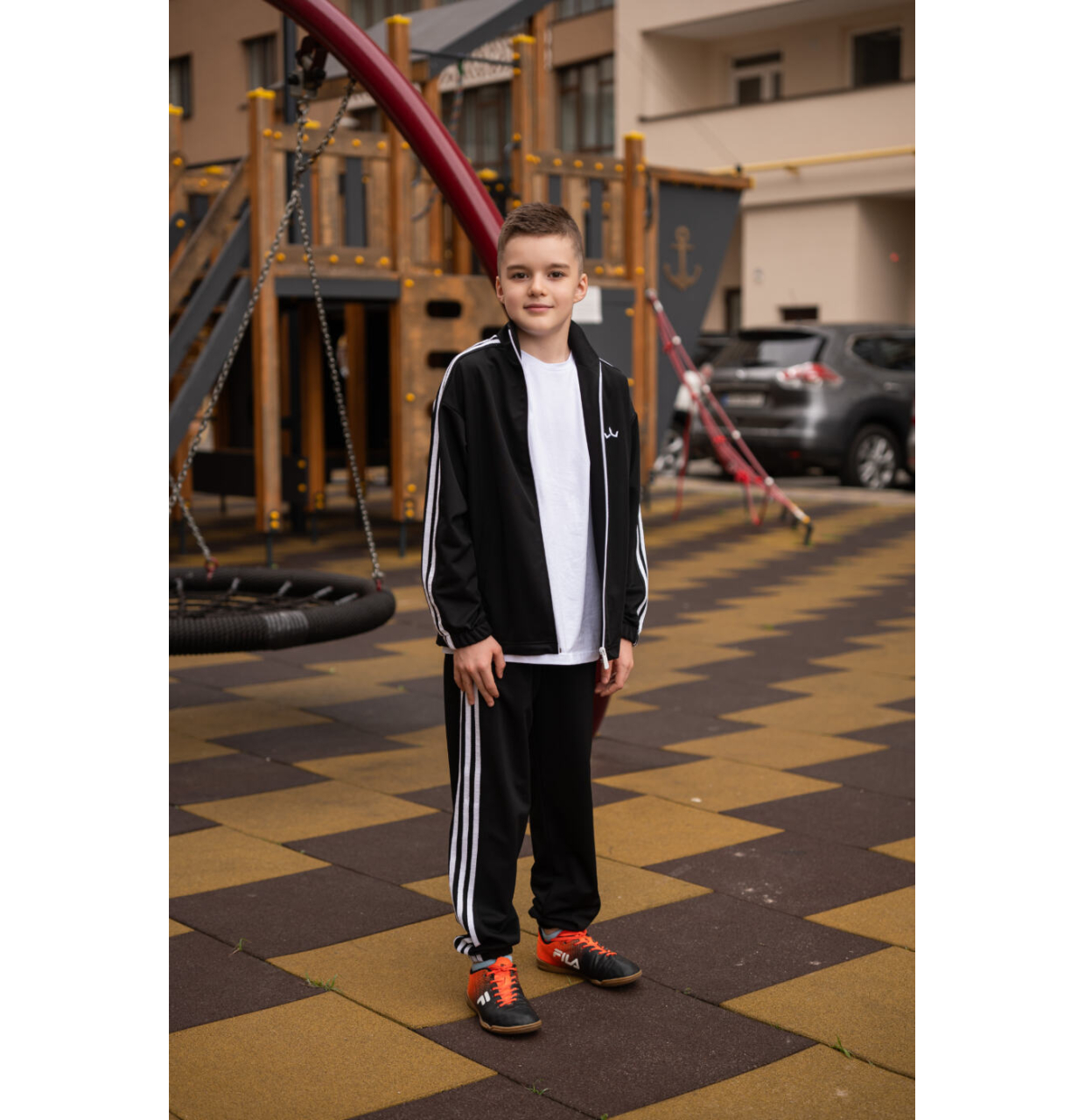 СПОРТИВНИЙ КОСТЮМ STREET ЧОРНИЙ