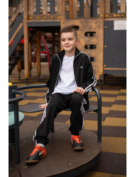 СПОРТИВНИЙ КОСТЮМ STREET ЧОРНИЙ