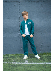 СПОРТИВНИЙ КОСТЮМ З ДВУНИТКИ FLY BOMBER ЗЕЛЕНИЙ