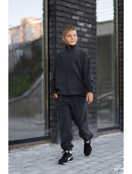 СПОРТИВНИЙ ДИТЯЧИЙ КОСТЮМ FLEECE TEDDY ГРАФІТ