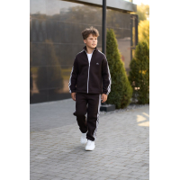 ТЕПЛИЙ СПОРТИВНИЙ ДИТЯЧИЙ КОСТЮМ STREET FLEECE ШОКОЛАД